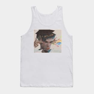 The colorful headshot Tank Top